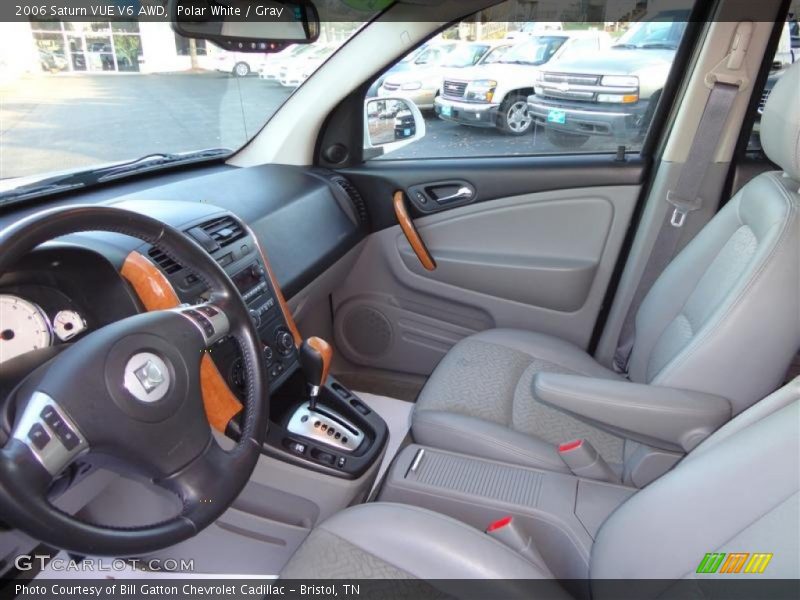 Polar White / Gray 2006 Saturn VUE V6 AWD