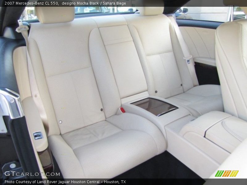 Rear Seat of 2007 CL 550
