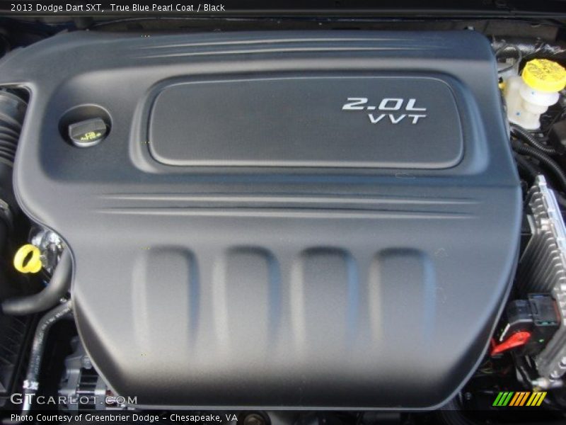 True Blue Pearl Coat / Black 2013 Dodge Dart SXT