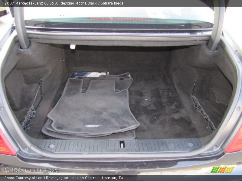  2007 CL 550 Trunk