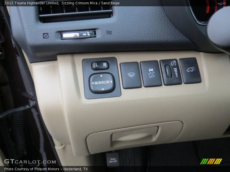 Sizzling Crimson Mica / Sand Beige 2013 Toyota Highlander Limited