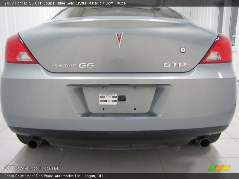 Blue Gold Crystal Metallic / Light Taupe 2007 Pontiac G6 GTP Coupe