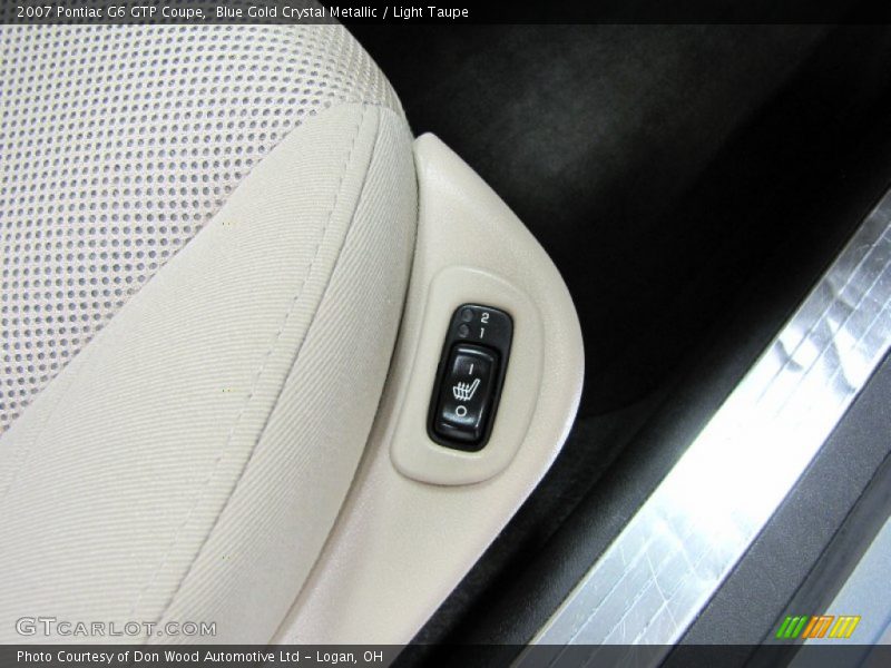 Blue Gold Crystal Metallic / Light Taupe 2007 Pontiac G6 GTP Coupe