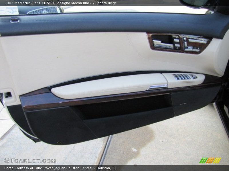 designo Mocha Black / Sahara Biege 2007 Mercedes-Benz CL 550