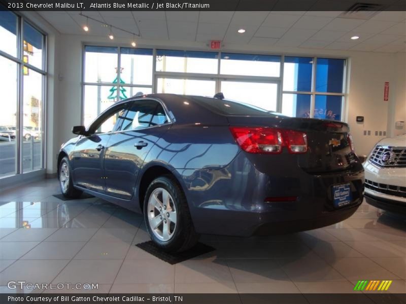 Atlantis Blue Metallic / Jet Black/Titanium 2013 Chevrolet Malibu LT