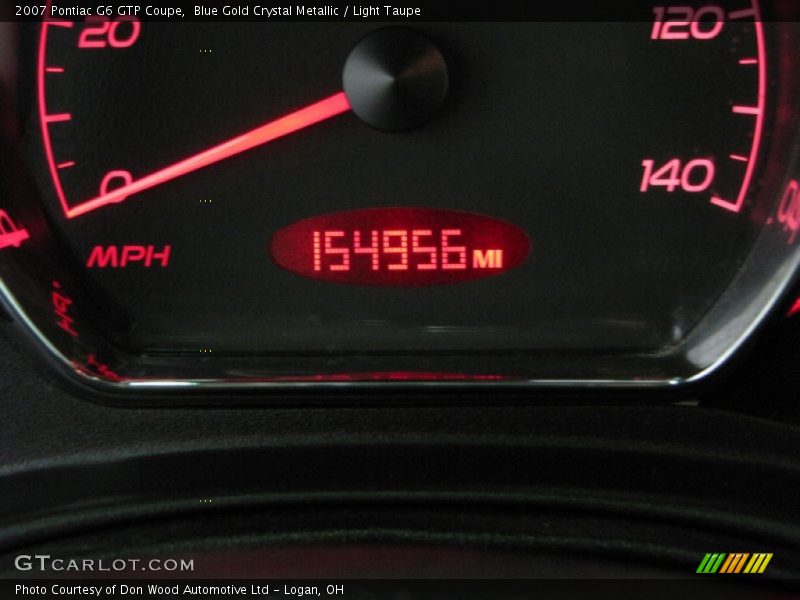 Blue Gold Crystal Metallic / Light Taupe 2007 Pontiac G6 GTP Coupe