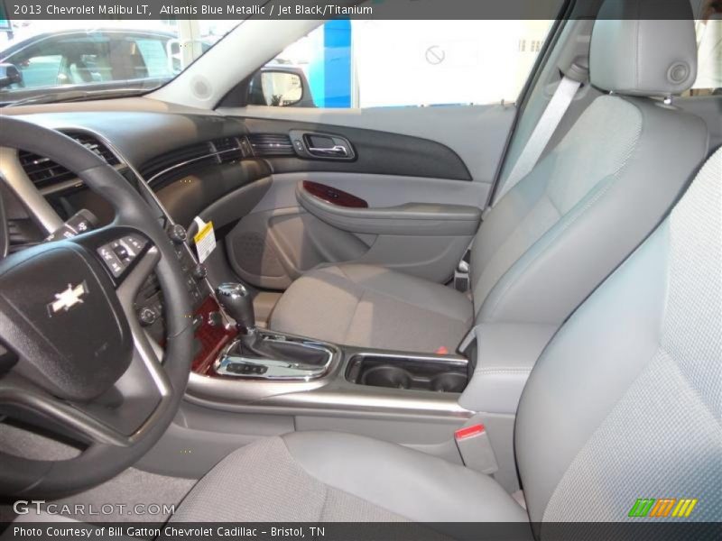 Atlantis Blue Metallic / Jet Black/Titanium 2013 Chevrolet Malibu LT