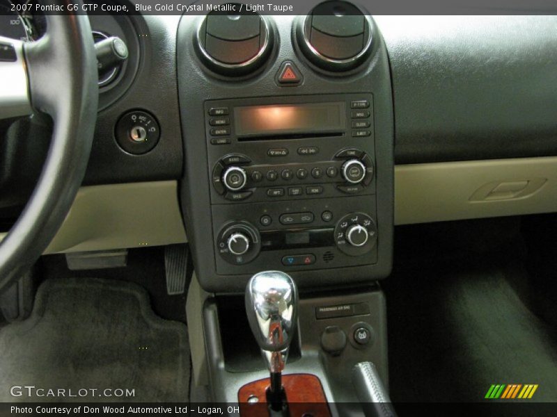 Blue Gold Crystal Metallic / Light Taupe 2007 Pontiac G6 GTP Coupe