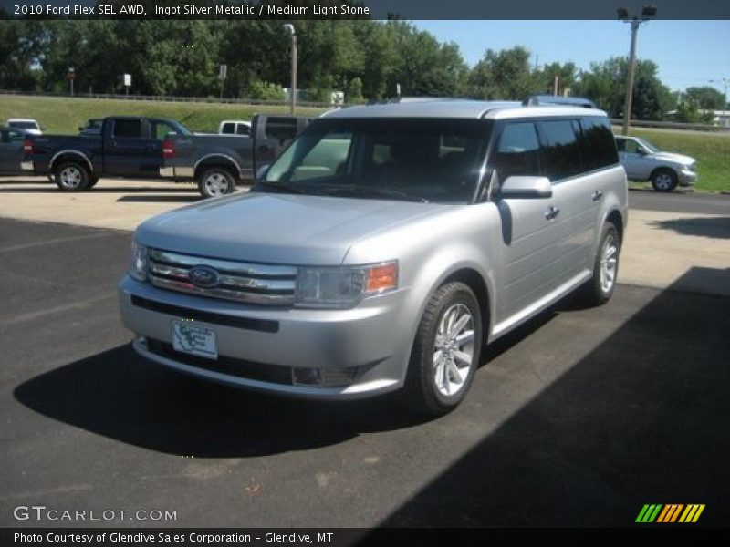 Ingot Silver Metallic / Medium Light Stone 2010 Ford Flex SEL AWD