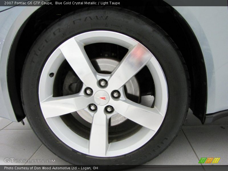 Blue Gold Crystal Metallic / Light Taupe 2007 Pontiac G6 GTP Coupe