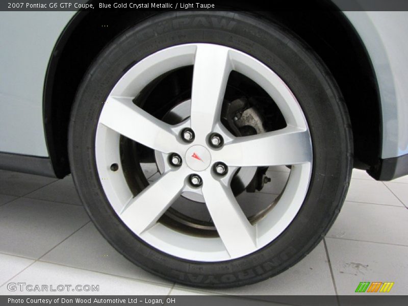 Blue Gold Crystal Metallic / Light Taupe 2007 Pontiac G6 GTP Coupe