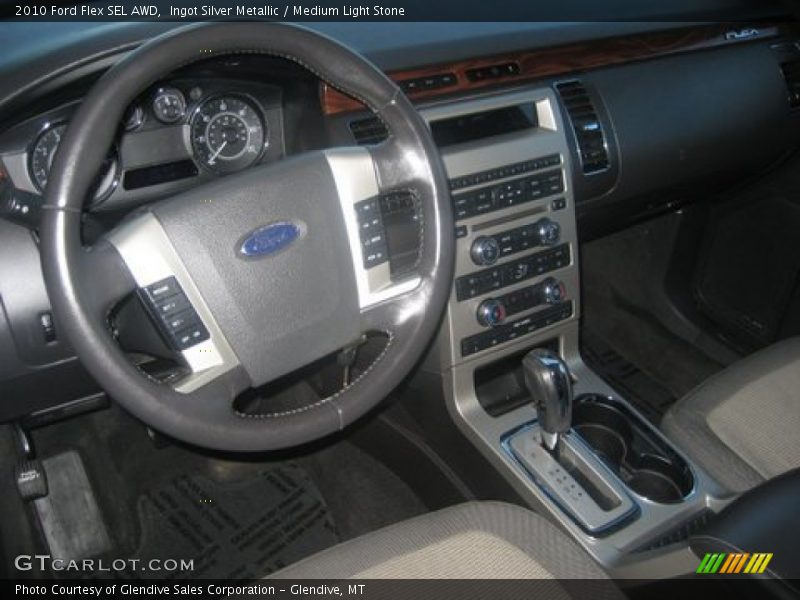 Ingot Silver Metallic / Medium Light Stone 2010 Ford Flex SEL AWD