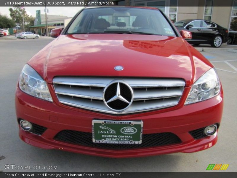 Mars Red / Almond/Mocha 2010 Mercedes-Benz C 300 Sport