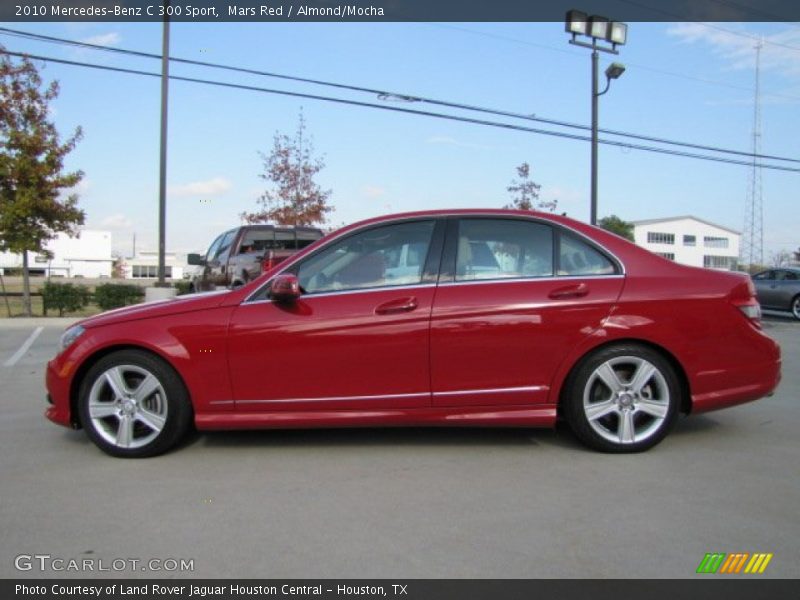 Mars Red / Almond/Mocha 2010 Mercedes-Benz C 300 Sport