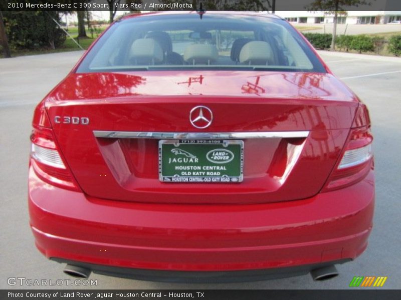 Mars Red / Almond/Mocha 2010 Mercedes-Benz C 300 Sport