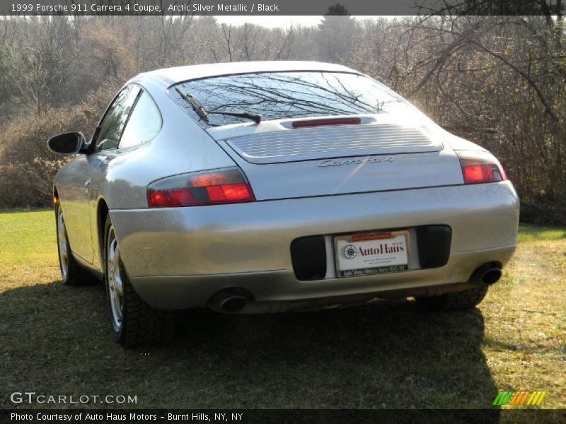 Arctic Silver Metallic / Black 1999 Porsche 911 Carrera 4 Coupe