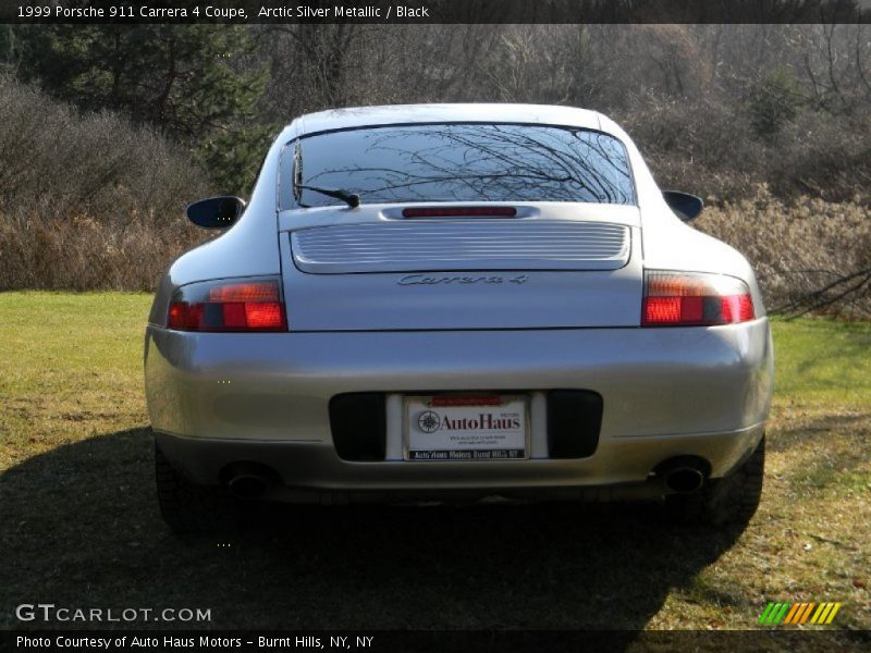 Arctic Silver Metallic / Black 1999 Porsche 911 Carrera 4 Coupe