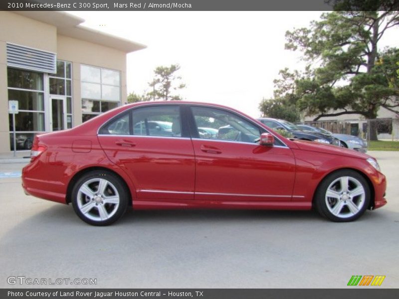 Mars Red / Almond/Mocha 2010 Mercedes-Benz C 300 Sport