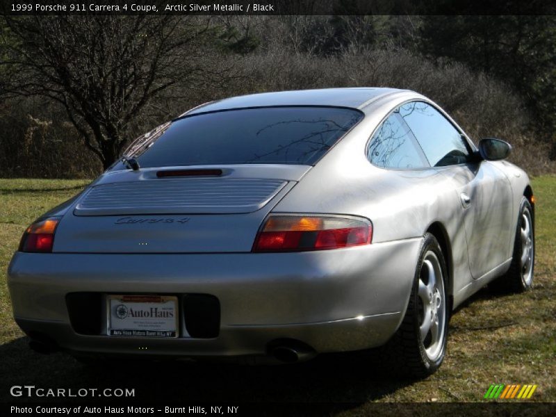 Arctic Silver Metallic / Black 1999 Porsche 911 Carrera 4 Coupe