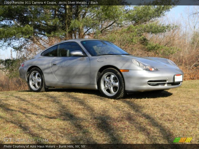 Arctic Silver Metallic / Black 1999 Porsche 911 Carrera 4 Coupe