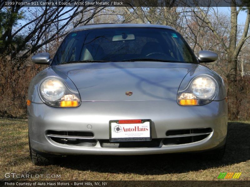Arctic Silver Metallic / Black 1999 Porsche 911 Carrera 4 Coupe