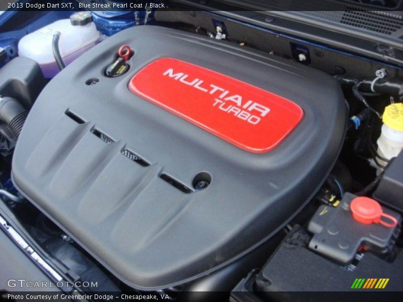 Blue Streak Pearl Coat / Black 2013 Dodge Dart SXT