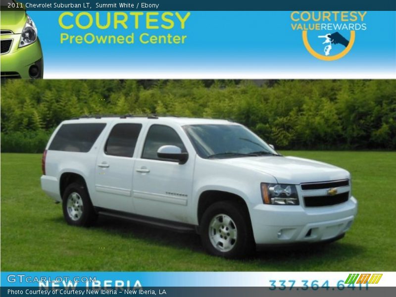 Summit White / Ebony 2011 Chevrolet Suburban LT