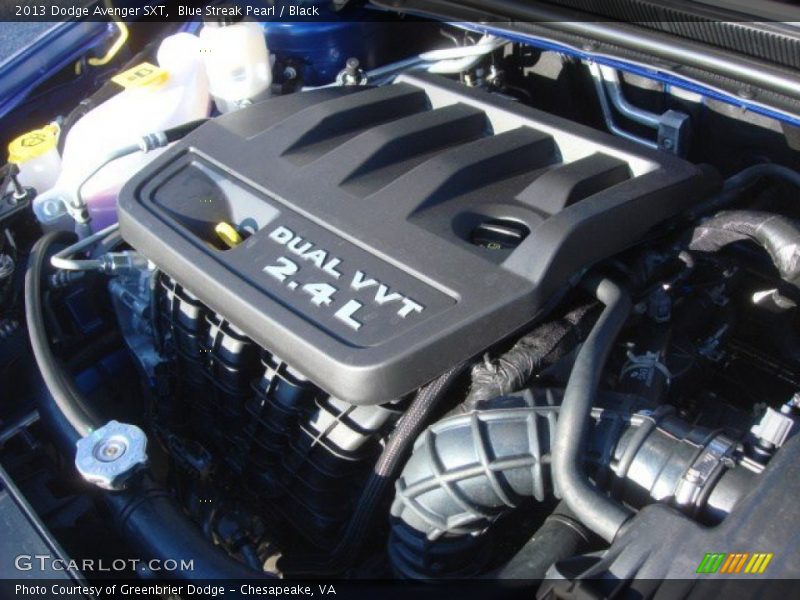Blue Streak Pearl / Black 2013 Dodge Avenger SXT
