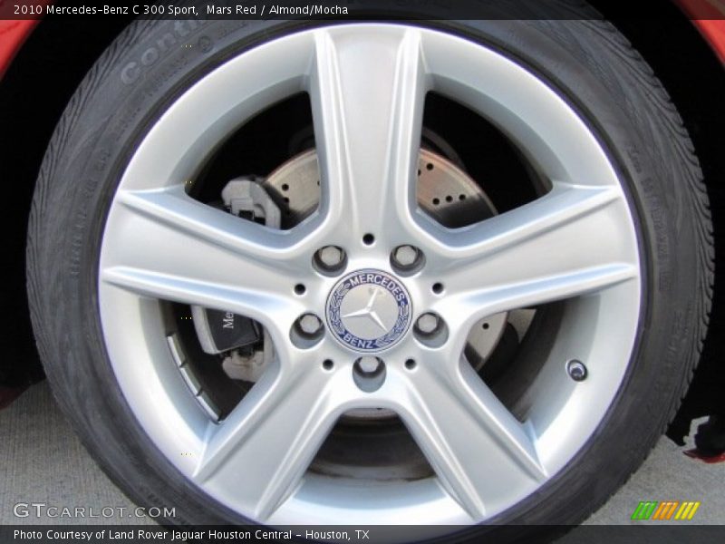 Mars Red / Almond/Mocha 2010 Mercedes-Benz C 300 Sport
