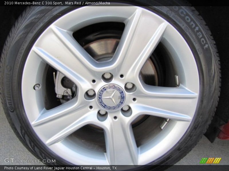 Mars Red / Almond/Mocha 2010 Mercedes-Benz C 300 Sport