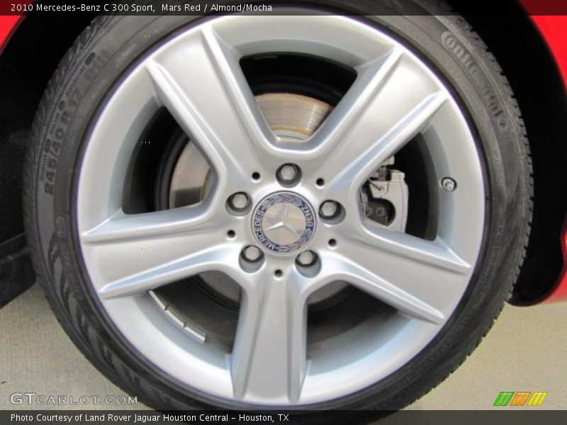 Mars Red / Almond/Mocha 2010 Mercedes-Benz C 300 Sport