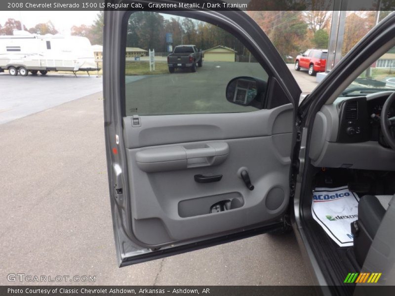 Graystone Metallic / Dark Titanium 2008 Chevrolet Silverado 1500 LS Regular Cab