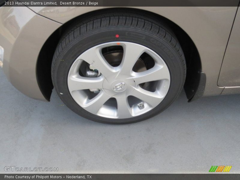 Desert Bronze / Beige 2013 Hyundai Elantra Limited