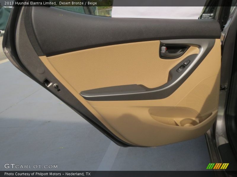 Desert Bronze / Beige 2013 Hyundai Elantra Limited