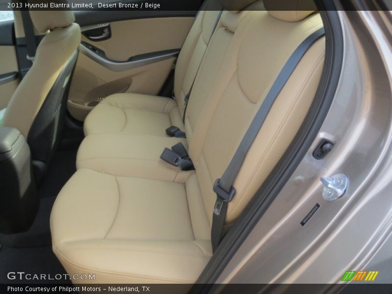 Desert Bronze / Beige 2013 Hyundai Elantra Limited