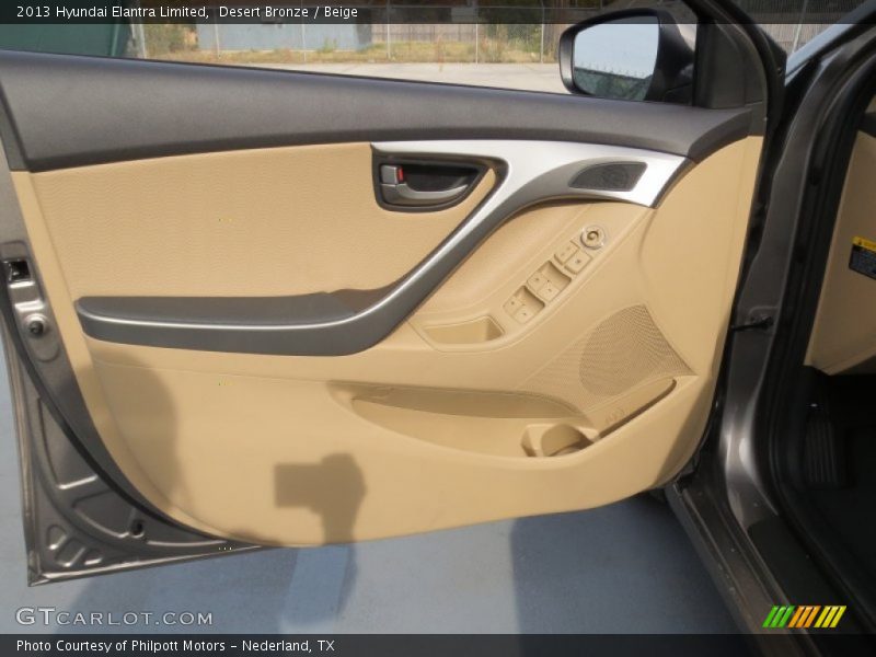 Desert Bronze / Beige 2013 Hyundai Elantra Limited