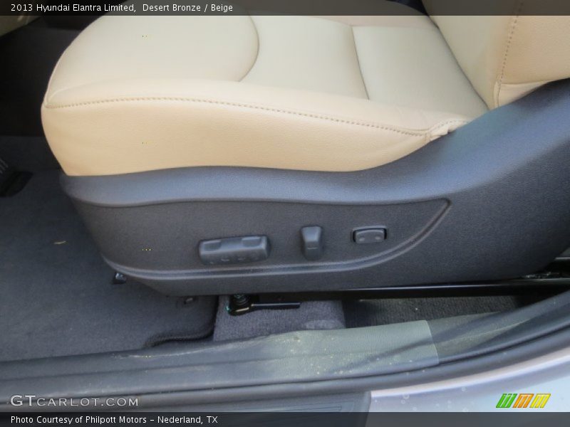 Desert Bronze / Beige 2013 Hyundai Elantra Limited