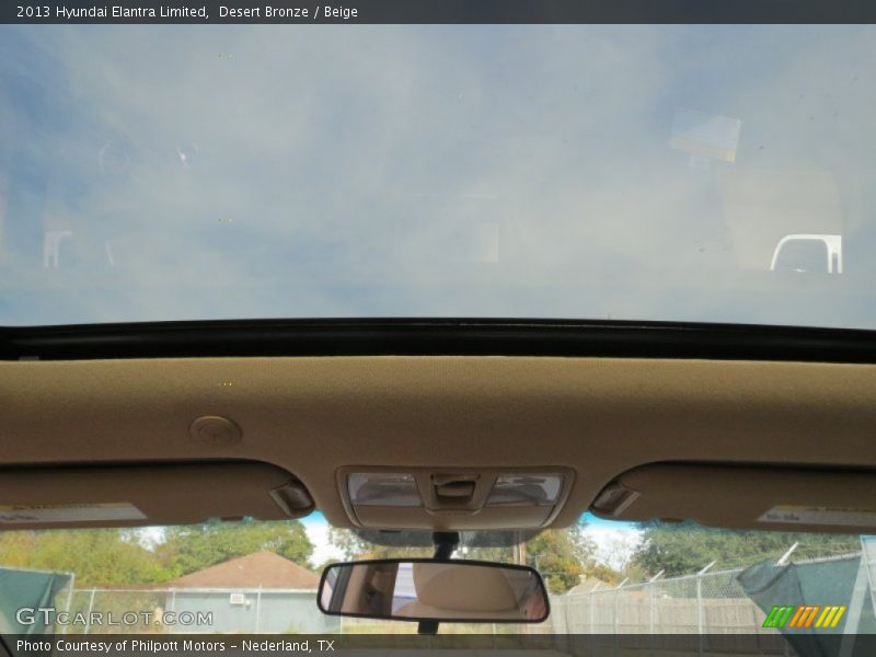 Desert Bronze / Beige 2013 Hyundai Elantra Limited