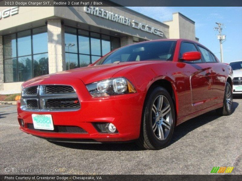 Redline 3 Coat Pearl / Black 2013 Dodge Charger SXT