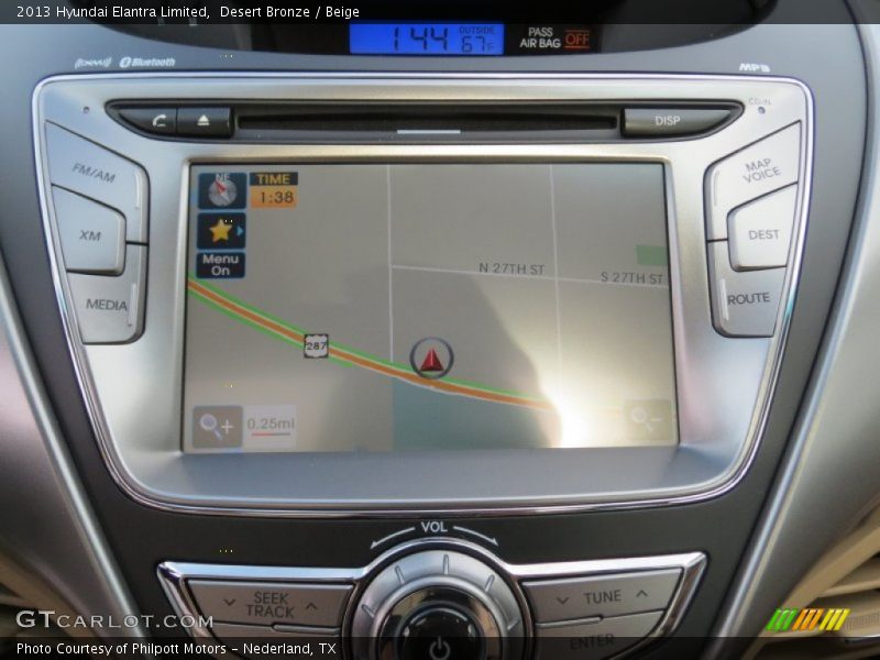 Desert Bronze / Beige 2013 Hyundai Elantra Limited