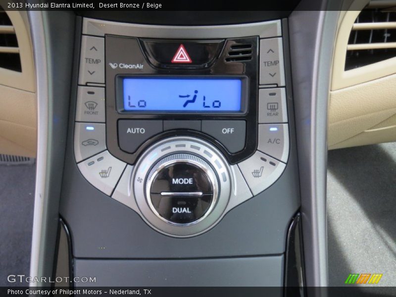 Desert Bronze / Beige 2013 Hyundai Elantra Limited