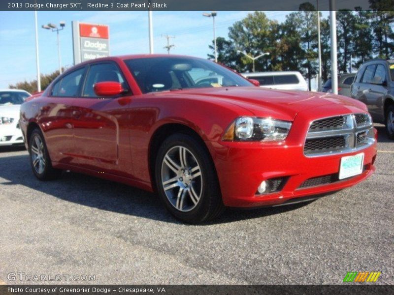 Redline 3 Coat Pearl / Black 2013 Dodge Charger SXT