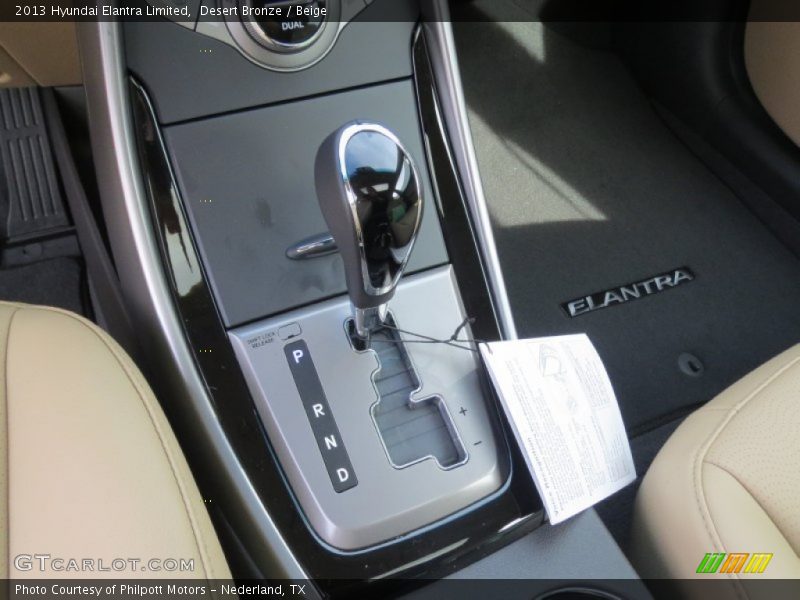 Desert Bronze / Beige 2013 Hyundai Elantra Limited