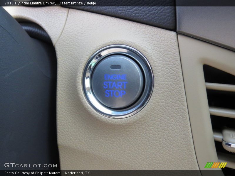 Desert Bronze / Beige 2013 Hyundai Elantra Limited