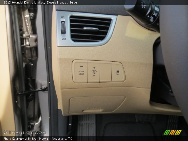 Desert Bronze / Beige 2013 Hyundai Elantra Limited