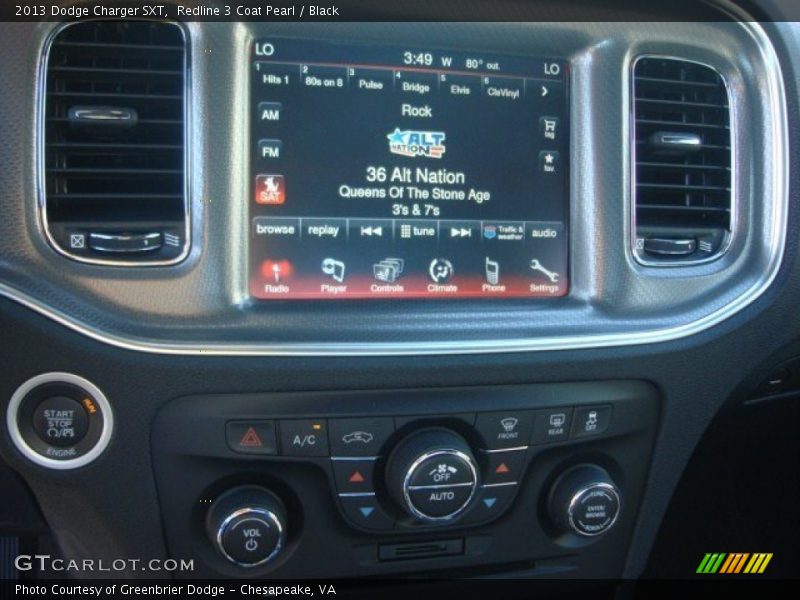 Redline 3 Coat Pearl / Black 2013 Dodge Charger SXT