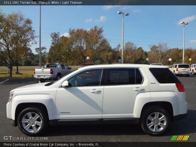 Olympic White / Light Titanium 2011 GMC Terrain SLE