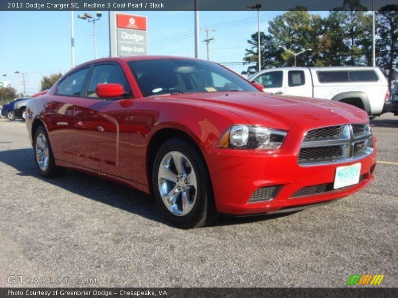 Redline 3 Coat Pearl / Black 2013 Dodge Charger SE