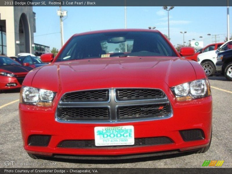 Redline 3 Coat Pearl / Black 2013 Dodge Charger SE