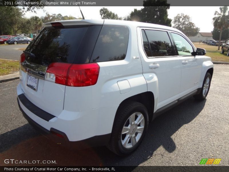 Olympic White / Light Titanium 2011 GMC Terrain SLE
